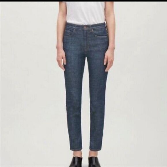 COS High Rise Skinny Fit Cropped Leg Jeans Size 2 - Picture 1 of 6